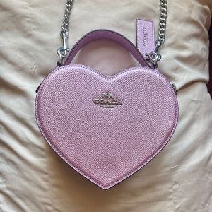 Coach Lavender Heart Crossbody Bag
